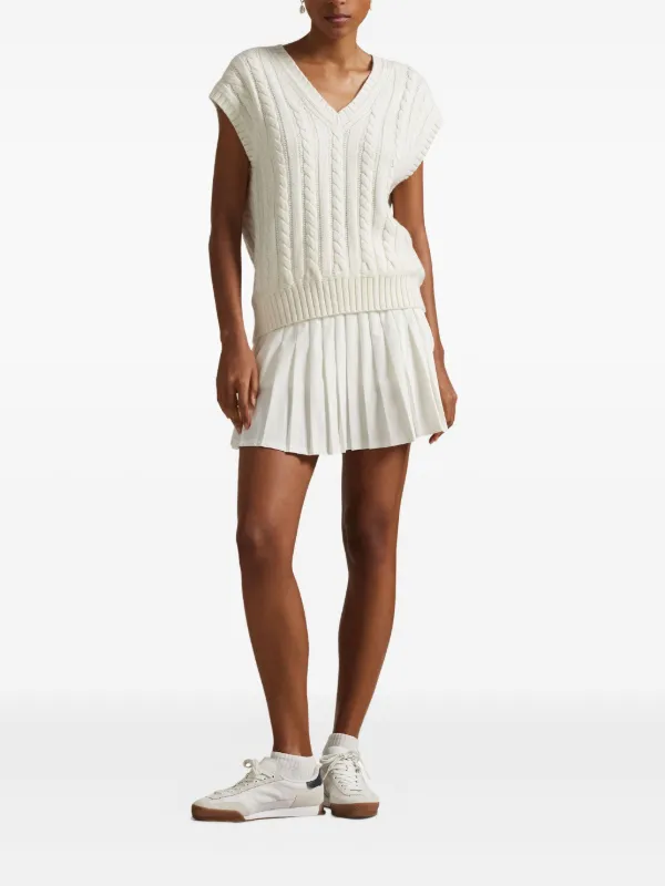 高評価のクリスマスプレゼント ベスト ケーブルニット Lauren Ralph Polo | JP FARFETCH | ホワイト トップス