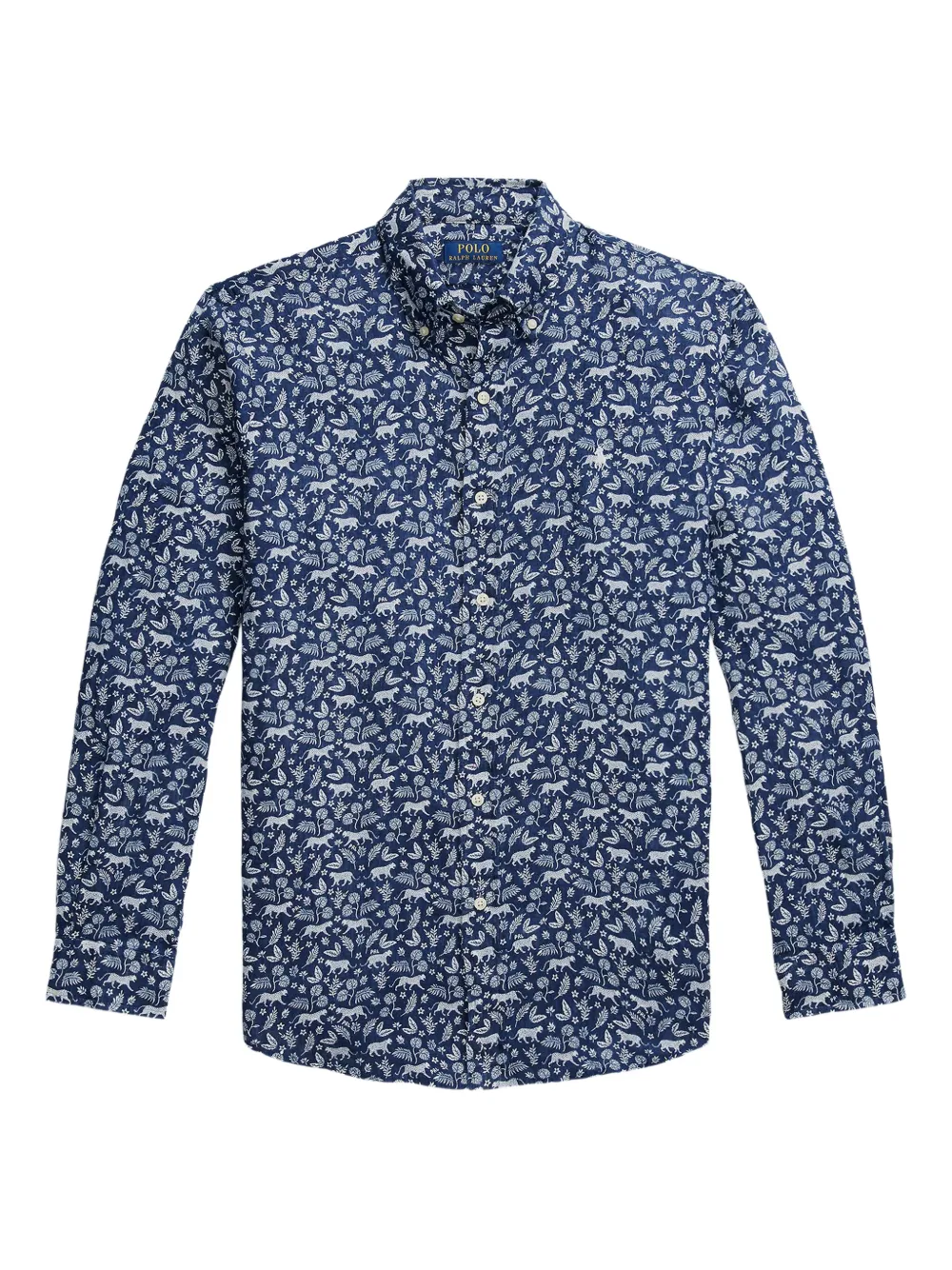 Polo Ralph Lauren Linnen overhemd Blauw