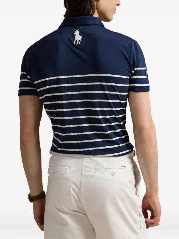 Polo Ralph Lauren ストライプポロシャツ Polo Ralph Lauren ストライプ ポロシャツ | ブルー | FARFETCH JP