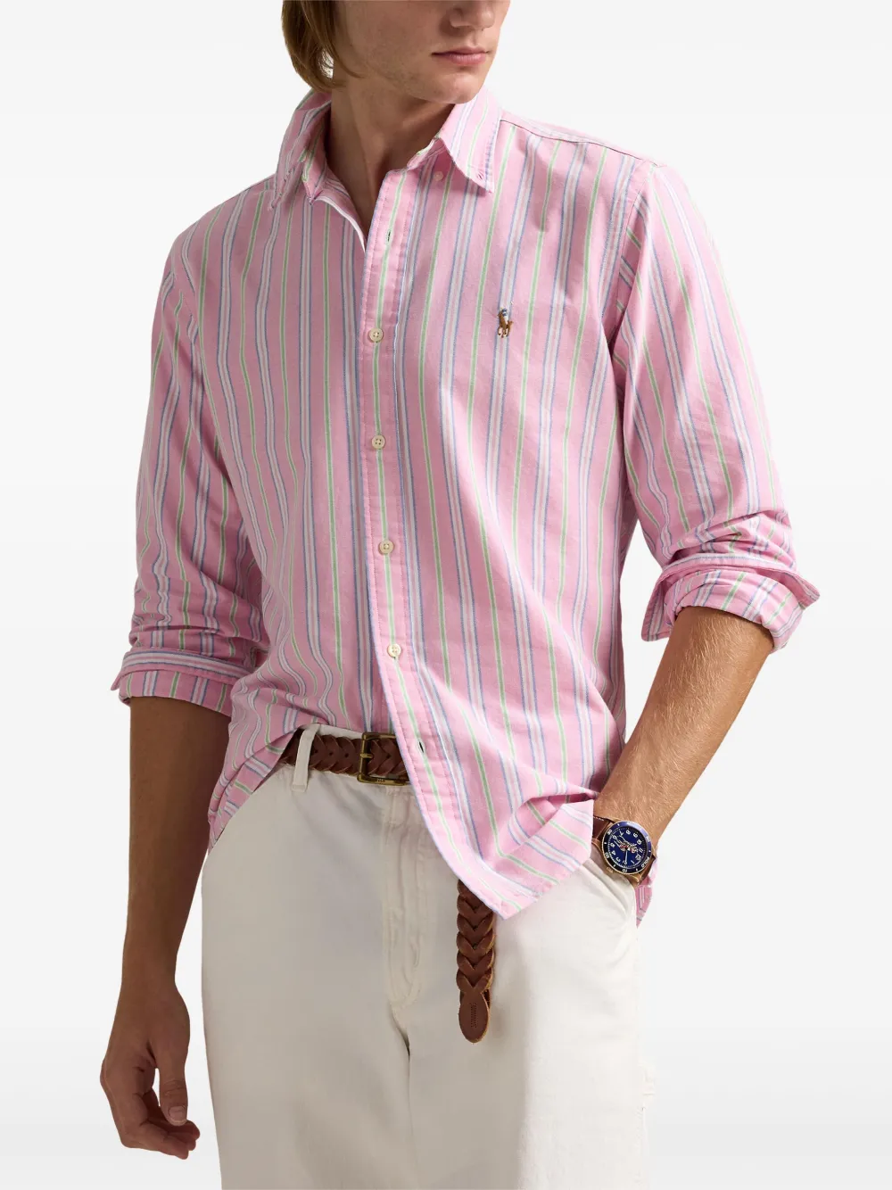 Polo Ralph Lauren Gestreept overhemd Roze