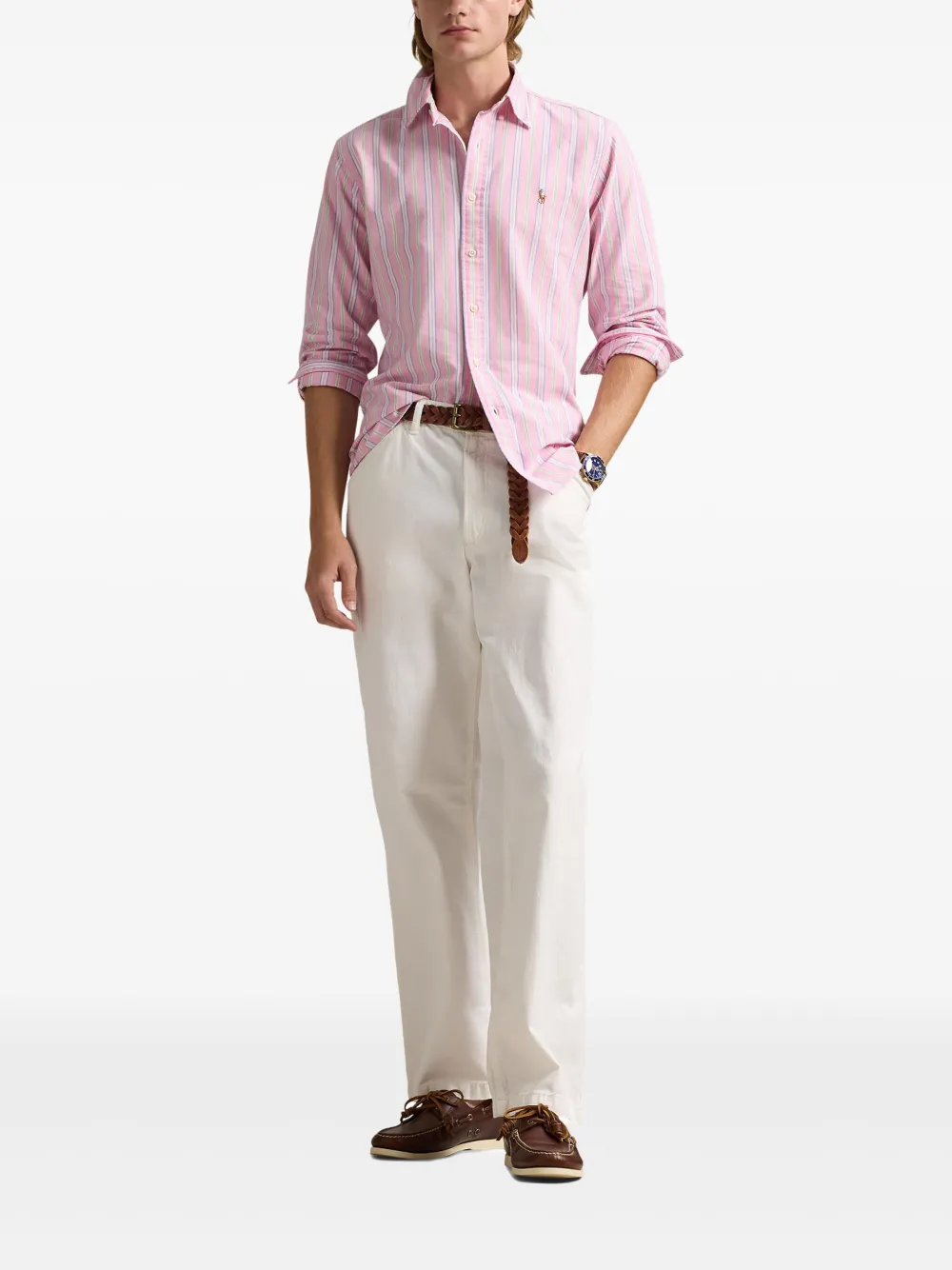 Polo Ralph Lauren Gestreept overhemd Roze