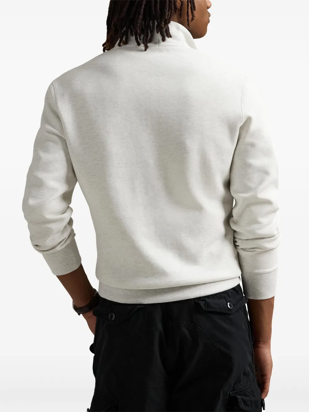 Polo Ralph Lauren Sweater met halve rits Wit