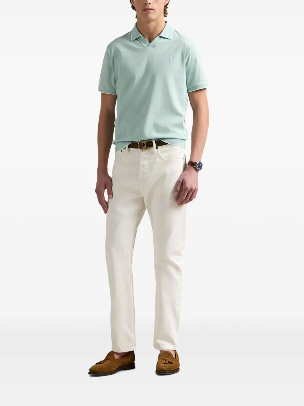 Polo Ralph Lauren jacquard mesh polo shirt | Image 2