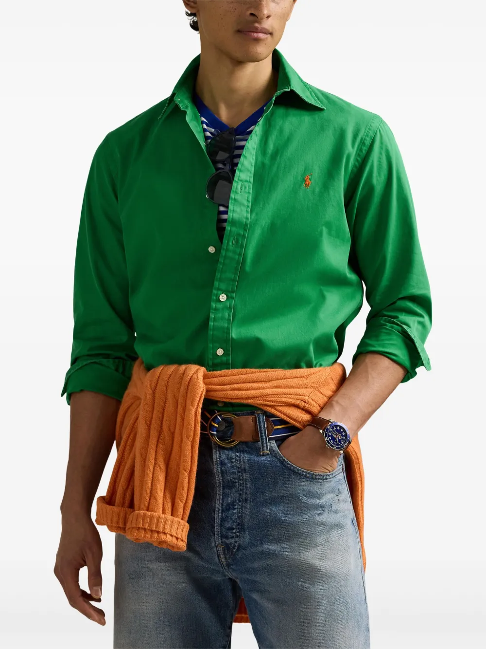 Polo Ralph Lauren Polo Pony overhemd Groen