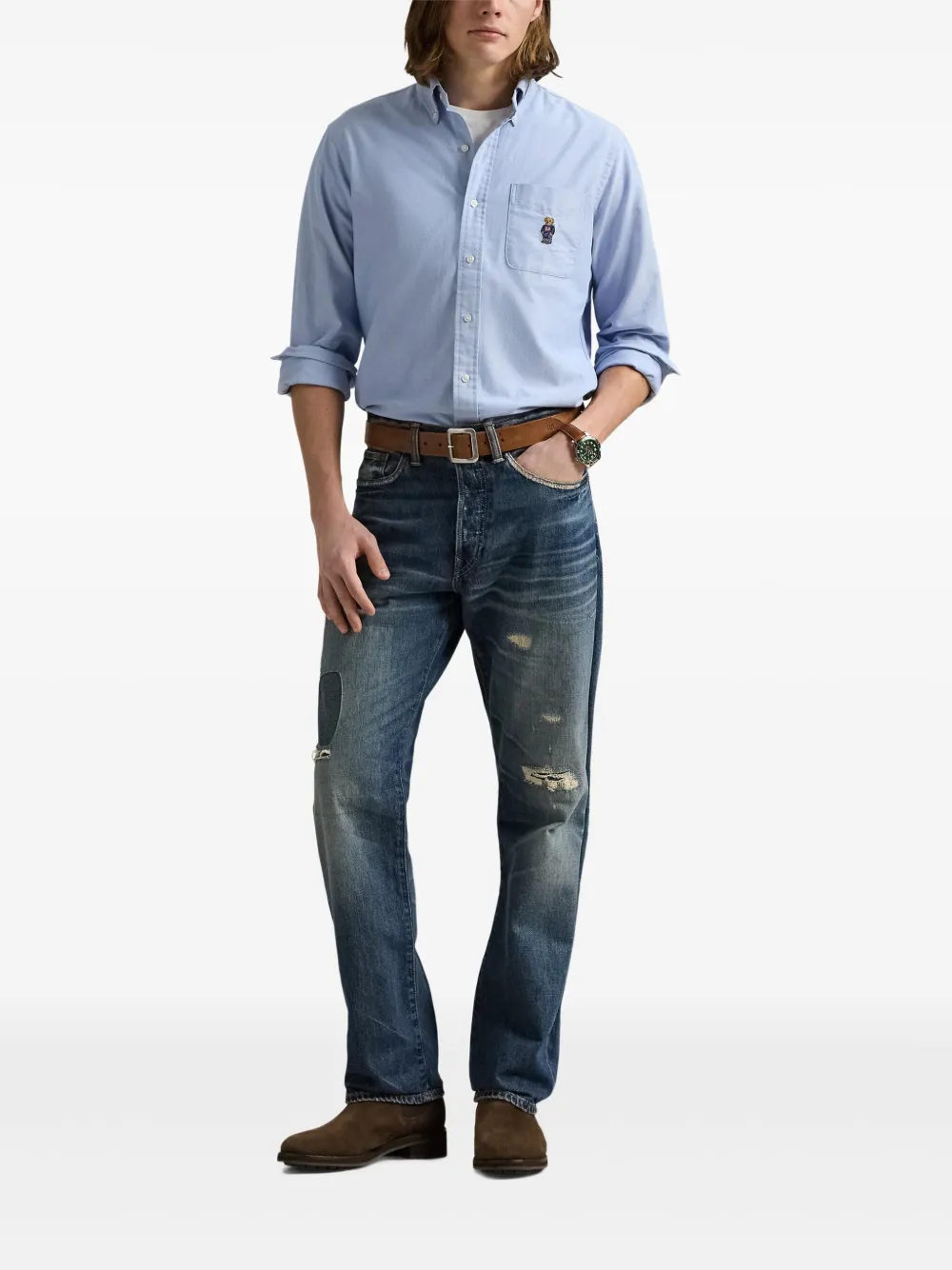 Polo Ralph Lauren Katoenen overhemd Blauw