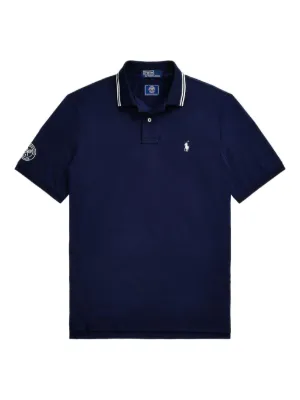 Polo Ralph Lauren embroidered-logo Polo Shirt | Blue | FARFETCH