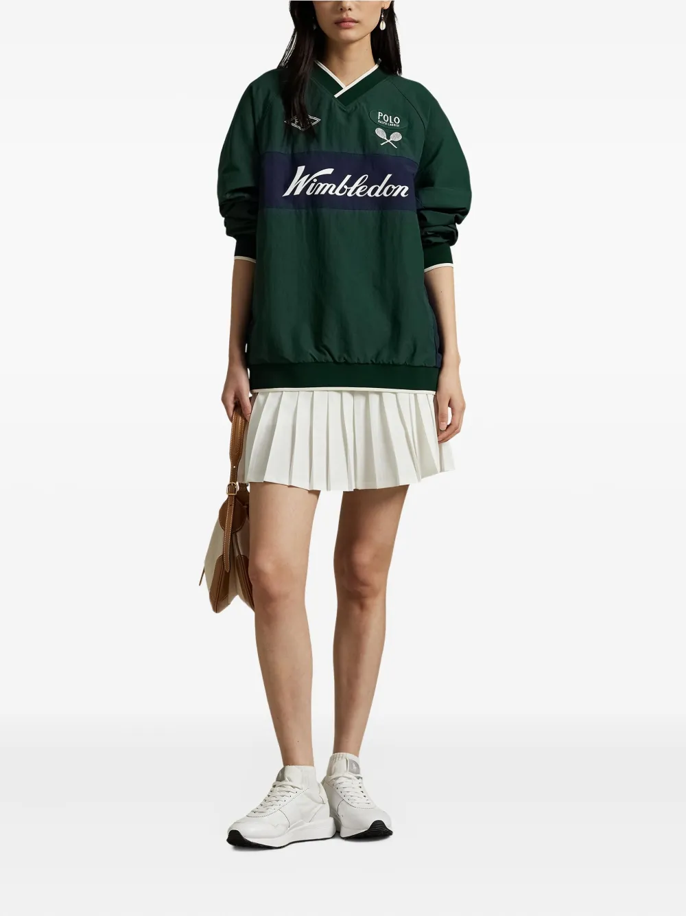 Polo Ralph Lauren x Wimbledon sweater met logo-applicatie Groen
