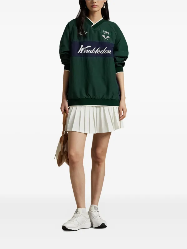 Polo Ralph Lauren x Wimbledon logo-appliqué Sweatshirt
