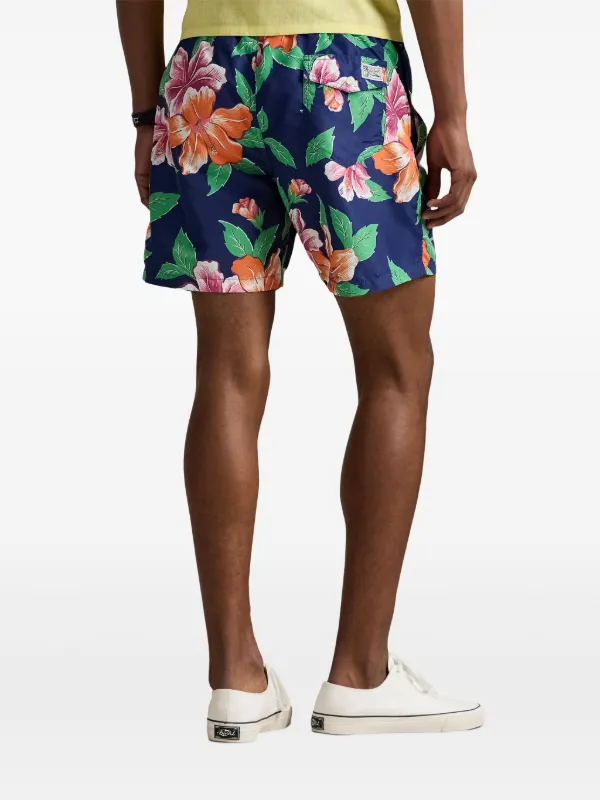 Polo Ralph Lauren floral-print Swim Shorts | Blue | FARFETCH ID
