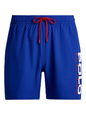 Polo Ralph Lauren logo-embroidered Swim Shorts | Red | FARFETCH