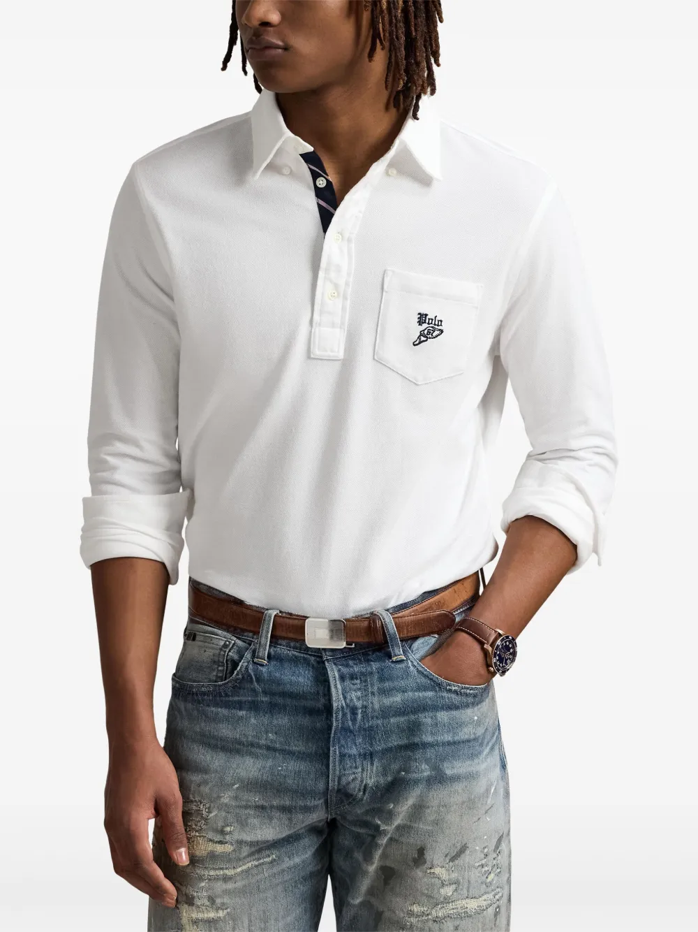 Polo Ralph Lauren Katoenen poloshirt Wit