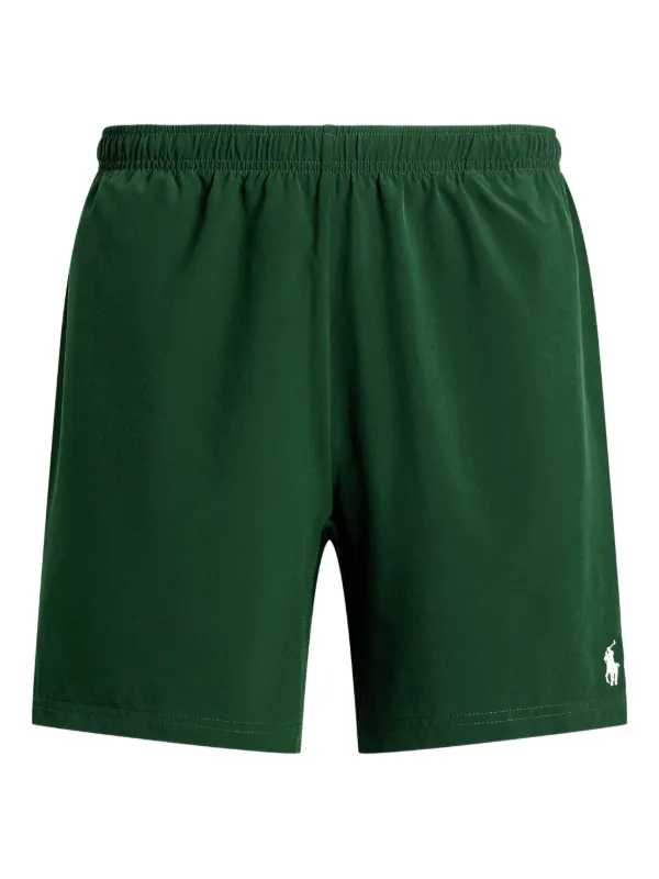 Polo Ralph Lauren Short Com Logo Bordado | Verde | FARFETCH BR
