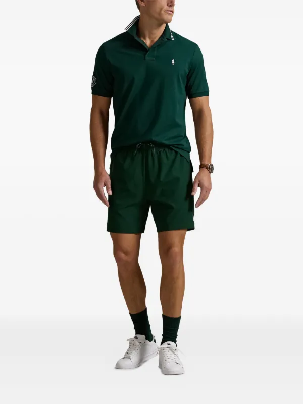 Polo Ralph Lauren Short Com Logo Bordado | Verde | FARFETCH BR