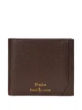 Polo Ralph Lauren grain-textured bi-fold wallet - Brown