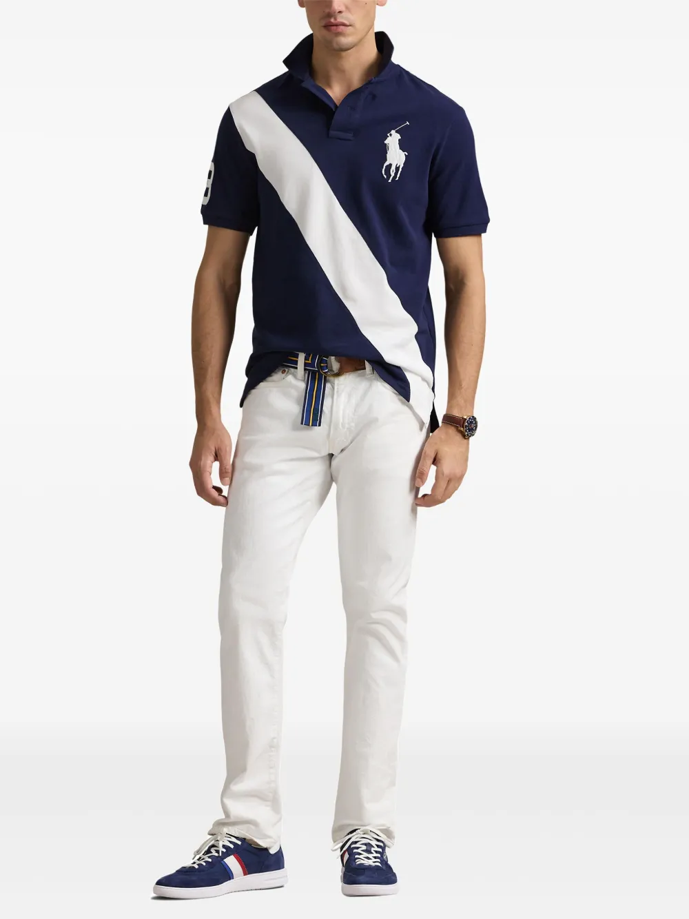 Polo Ralph Lauren Poloshirt met borduurwerk Blauw