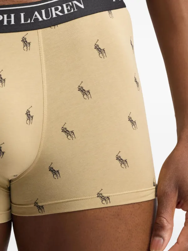 Polo Ralph Lauren Logo Boxers (set Of three) Neutrals FARFETCH IN