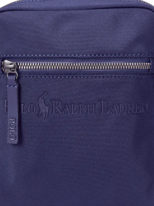 Polo Ralph Lauren ロゴエンボス ショルダーバッグ | ブルー | FARFETCH JP