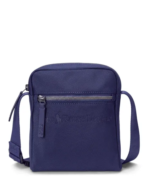 Polo Ralph Lauren embossed-logo shoulder bag