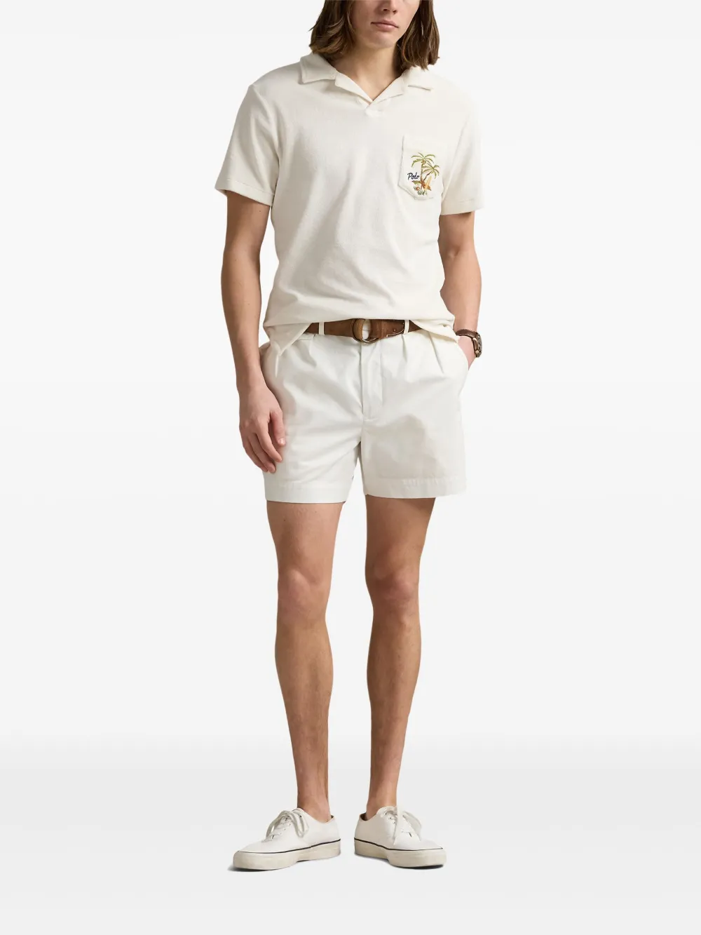 Polo Ralph Lauren Poloshirt met borduurwerk Beige