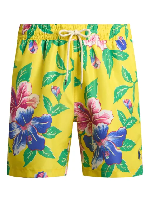 Polo Ralph Lauren shorts de playa con estampado floral