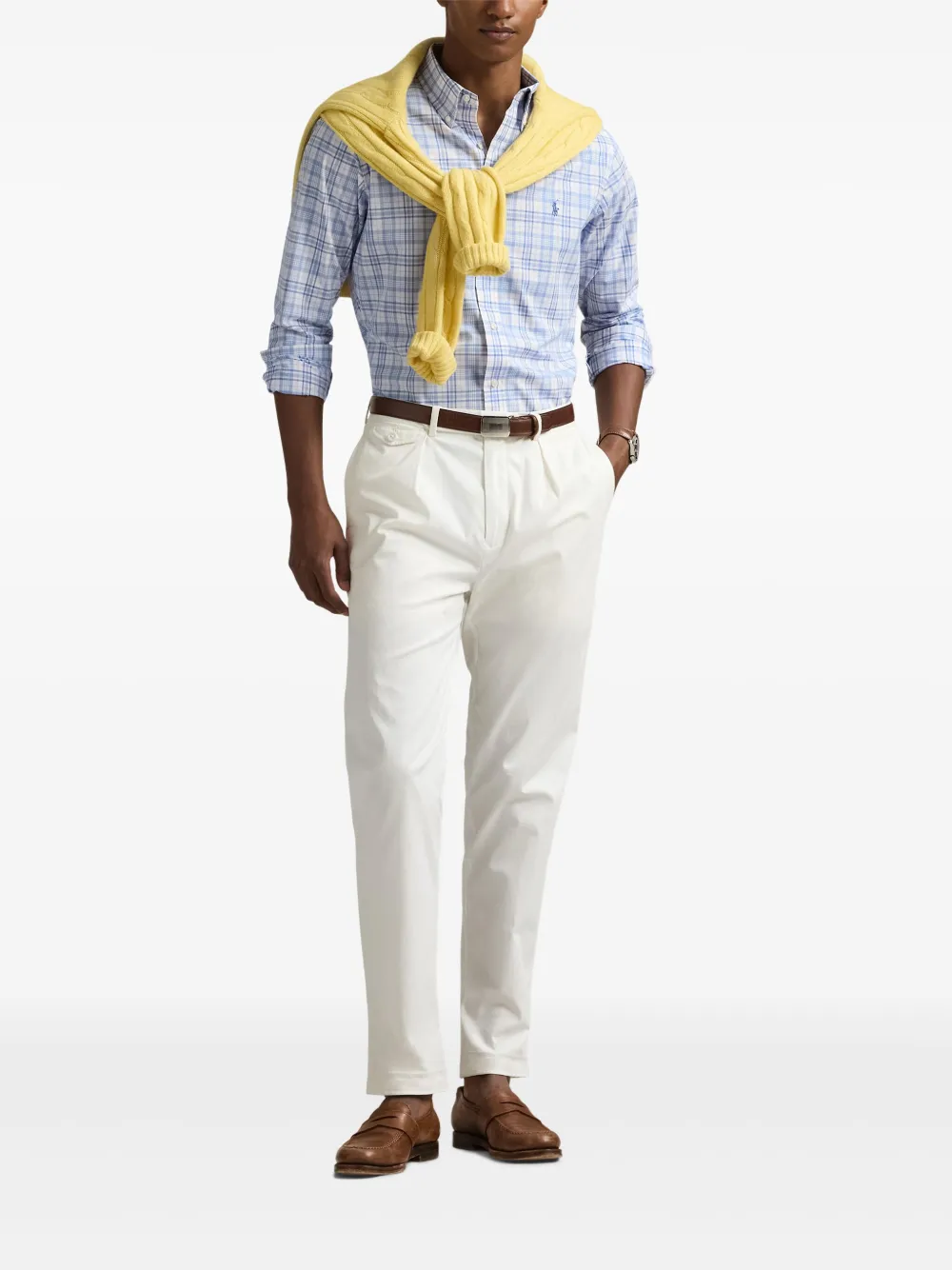Polo Ralph Lauren Geruit overhemd Blauw