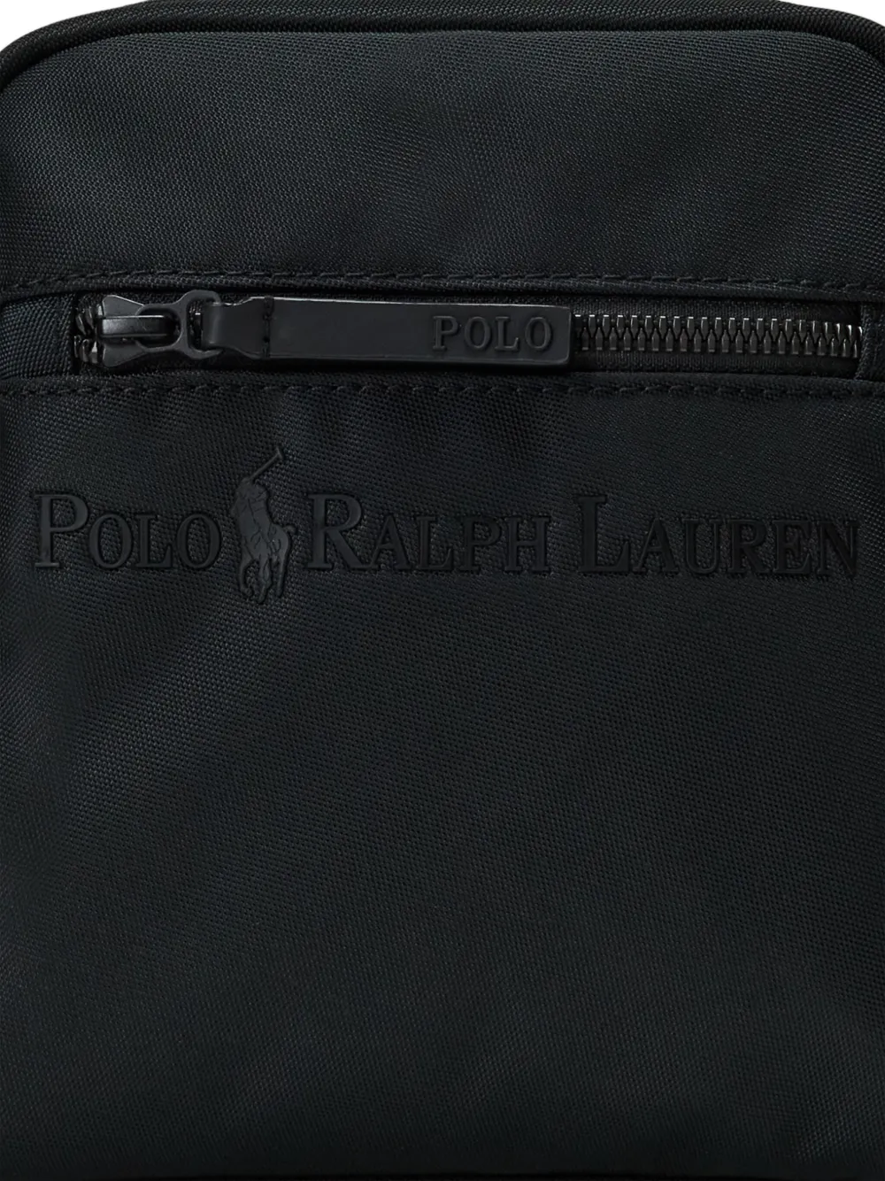 Polo Ralph Lauren Schoudertas met logo-reliëf Zwart