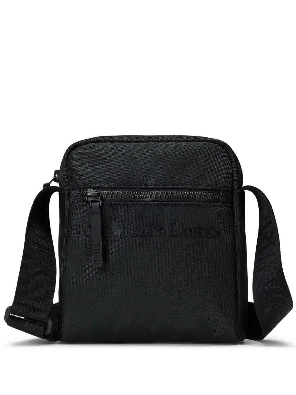 Polo Ralph Lauren Schoudertas met logo-reliëf Zwart