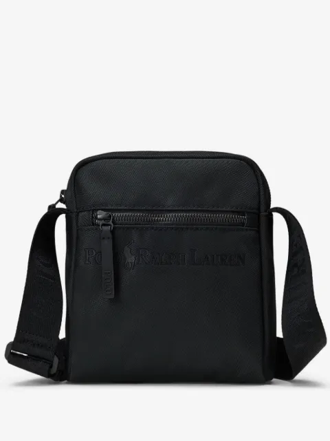 Polo Ralph Lauren embossed-logo shoulder bag