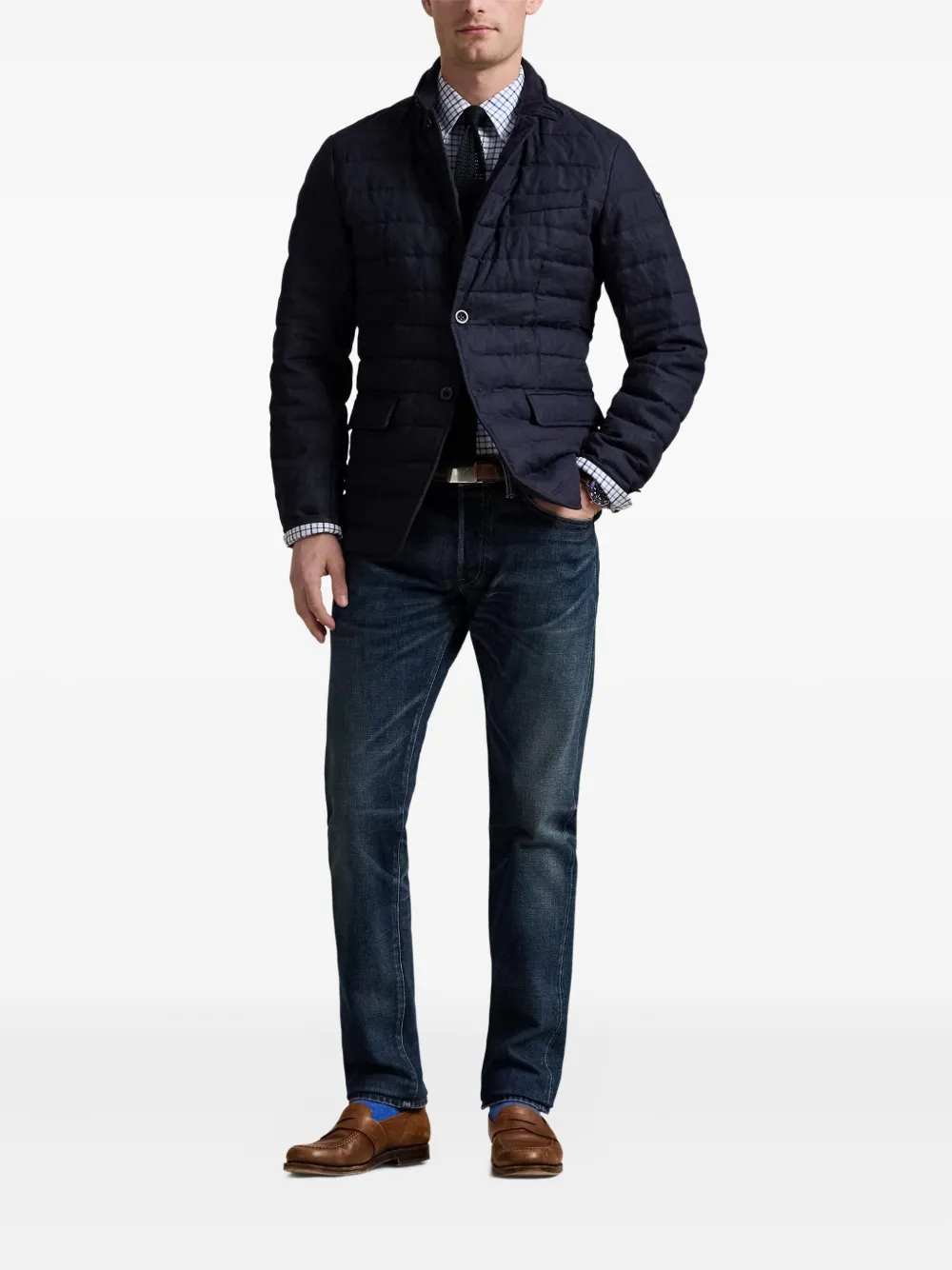 Polo Ralph Lauren Gewatteerde blazer Blauw