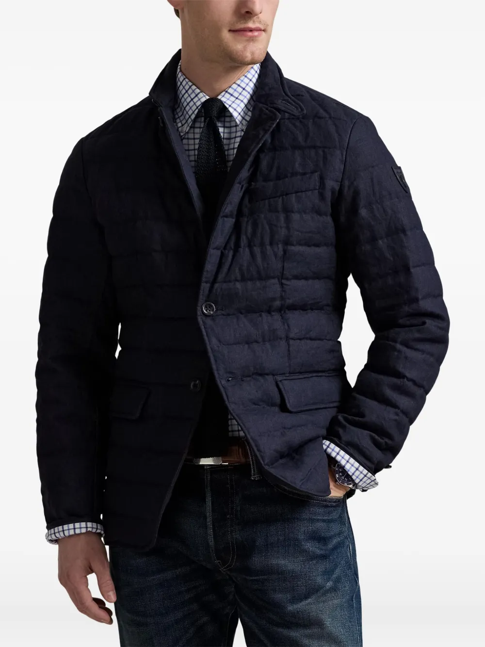 Polo Ralph Lauren Gewatteerde blazer Blauw