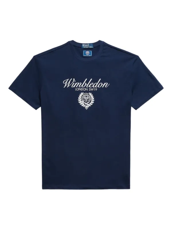 注目コラボ【Polo Ralph Lauren】Wimbledon コットン Tシャツ ウィンブルドン グラフィック コットン ジャージー Tシャツ