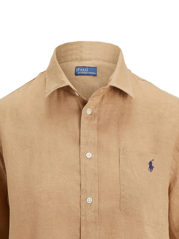 【シェル☺︎】POLO RALPH LAUREN リネンシャツ Polo Ralph Lauren ショートスリーブ リネンシャツ