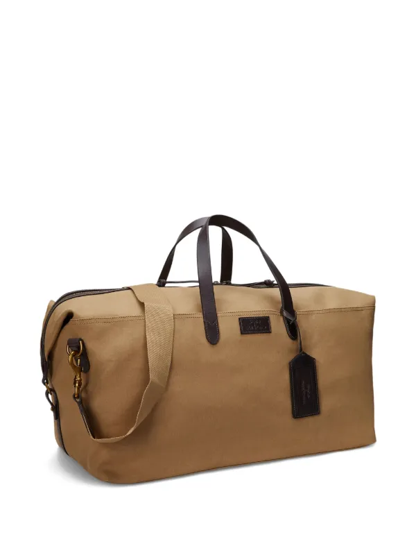 Polo Ralph Lauren Canvas Duffle Bag | Brown | FARFETCH
