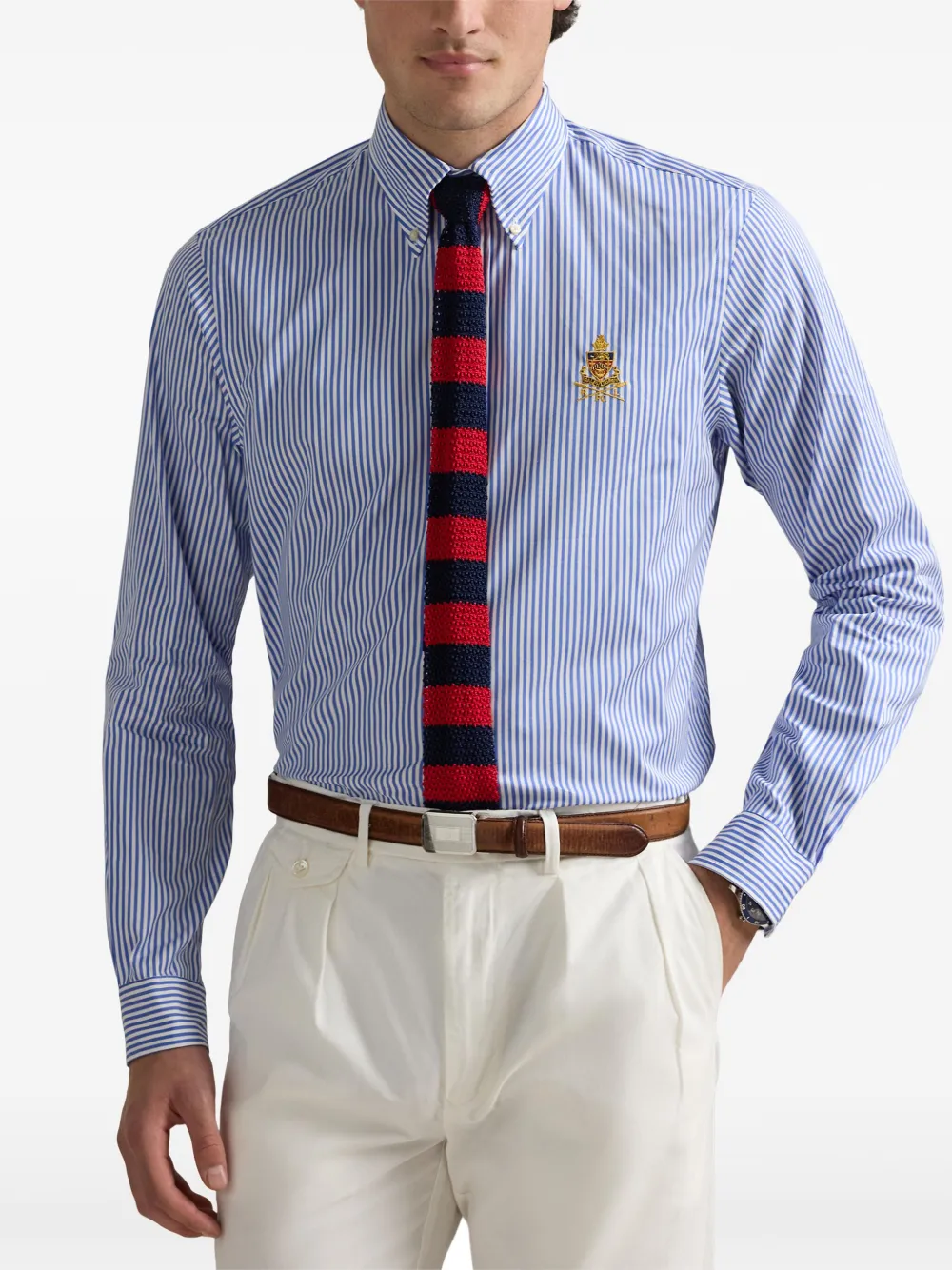 Polo Ralph Lauren Gestreept overhemd Blauw