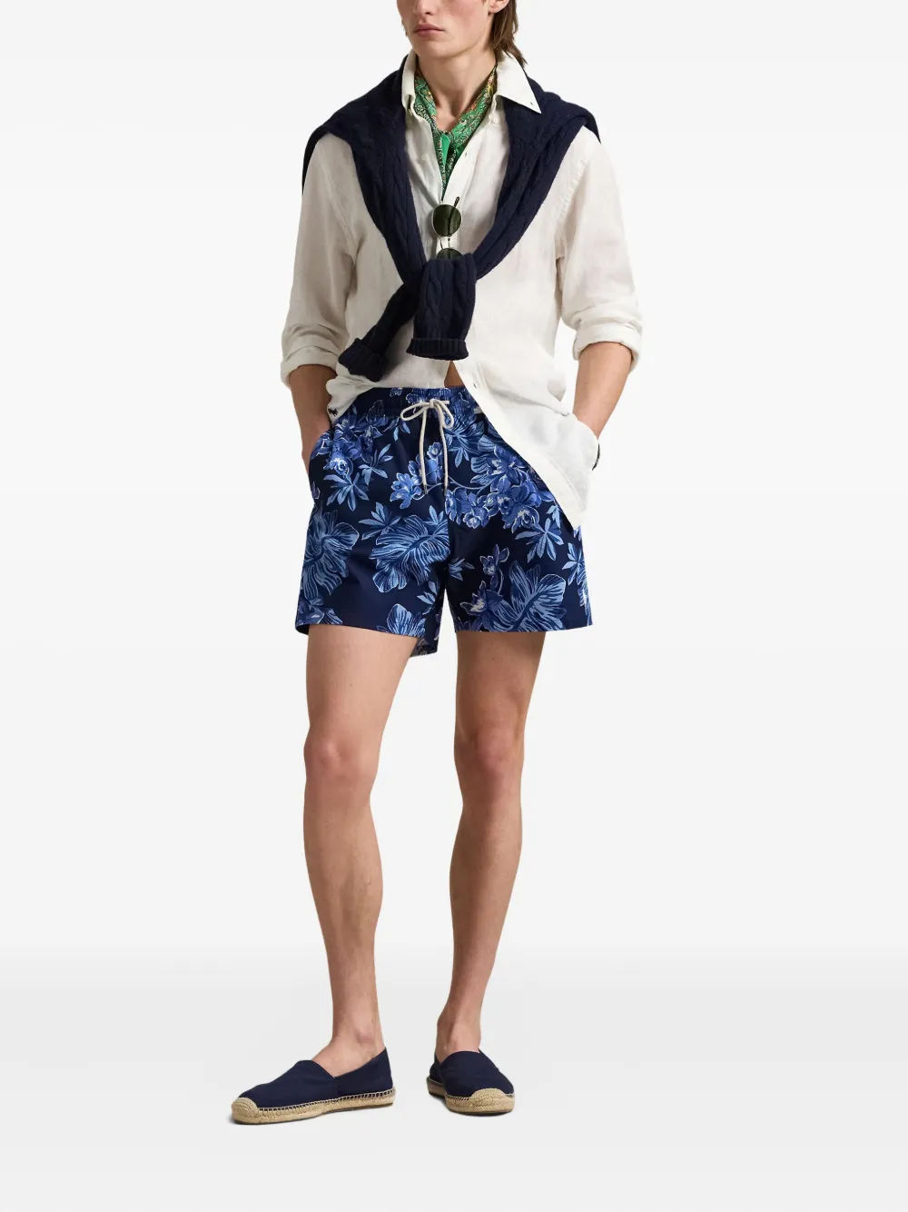 Polo Ralph Lauren printed swim shorts Blauw