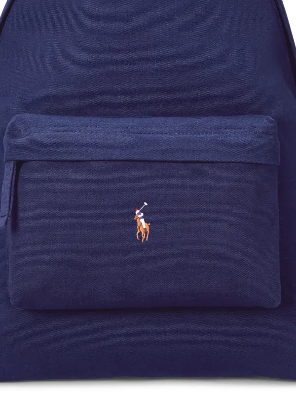 Polo Ralph Lauren Logo Backpack | Blue | FARFETCH