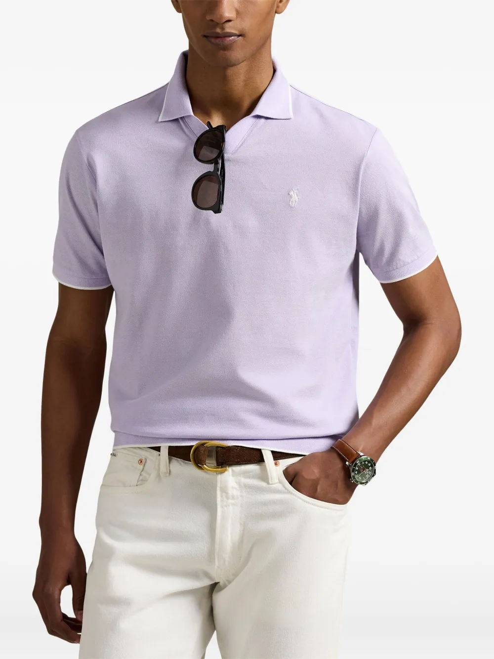 Polo Ralph Lauren Katoenen poloshirt Paars