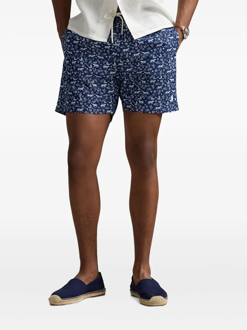 Polo Ralph Lauren Zwembroek met print Blauw