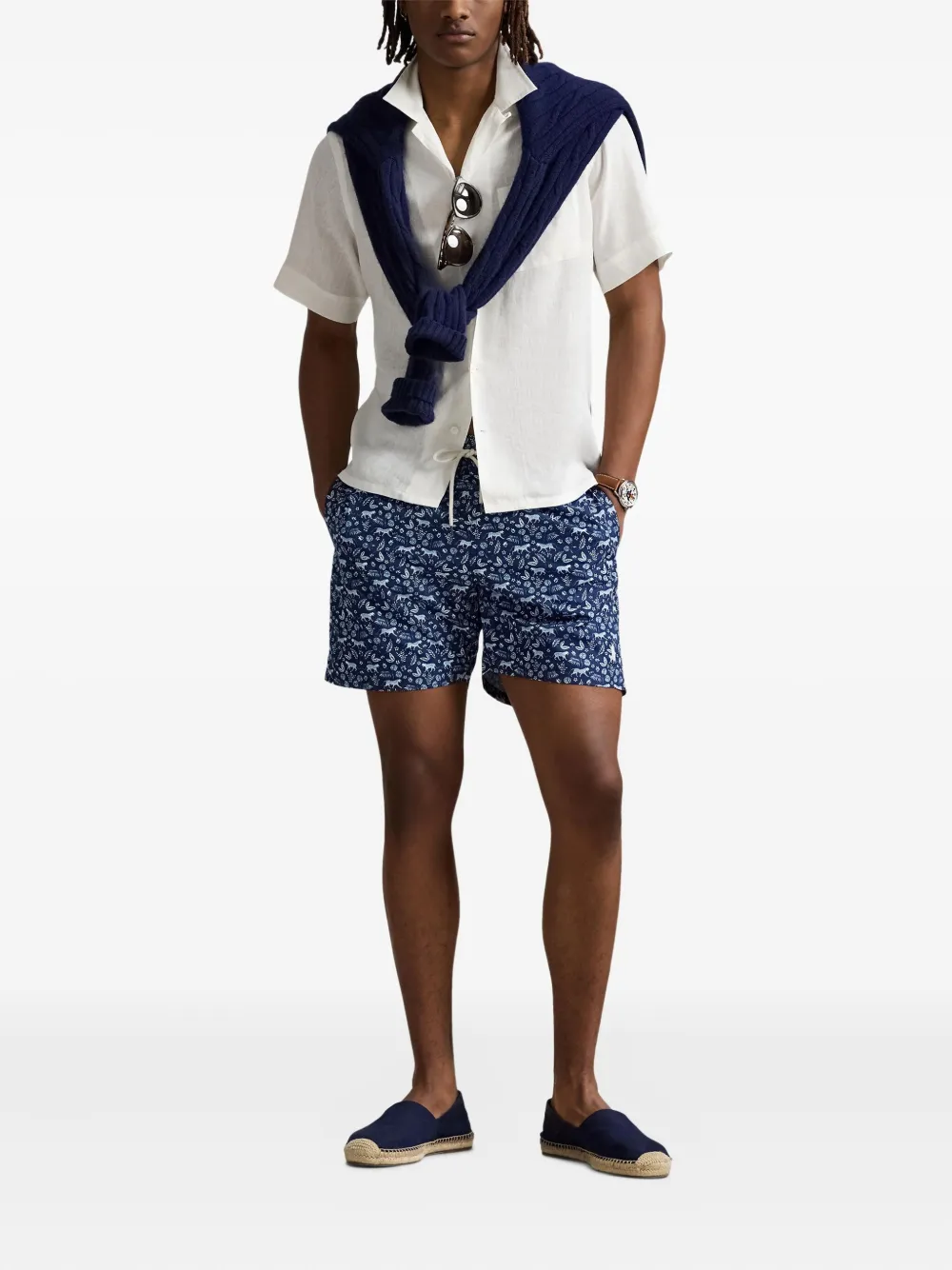 Polo Ralph Lauren Zwembroek met print Blauw