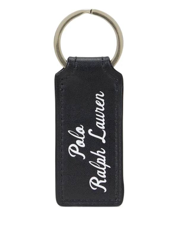 Polo Ralph Lauren Logo Keyring | Black | FARFETCH SG