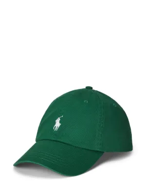 Polo Ralph Lauren logo-embroidered Twill Ball Cap | Green