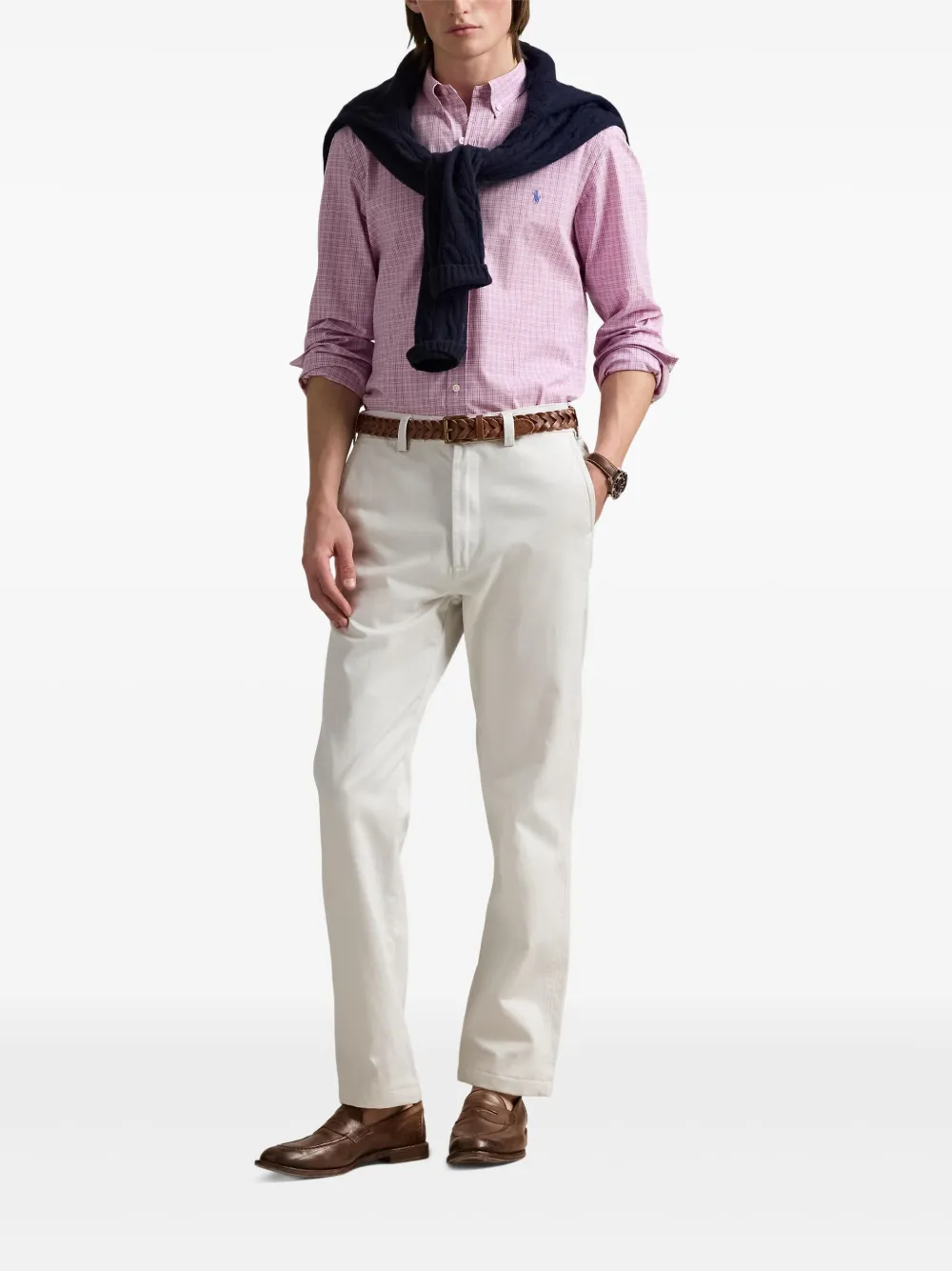 Polo Ralph Lauren Geruit overhemd Roze