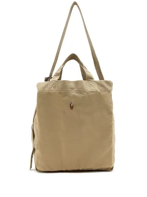 Polo Ralph Lauren embroidered pocket tote bag
