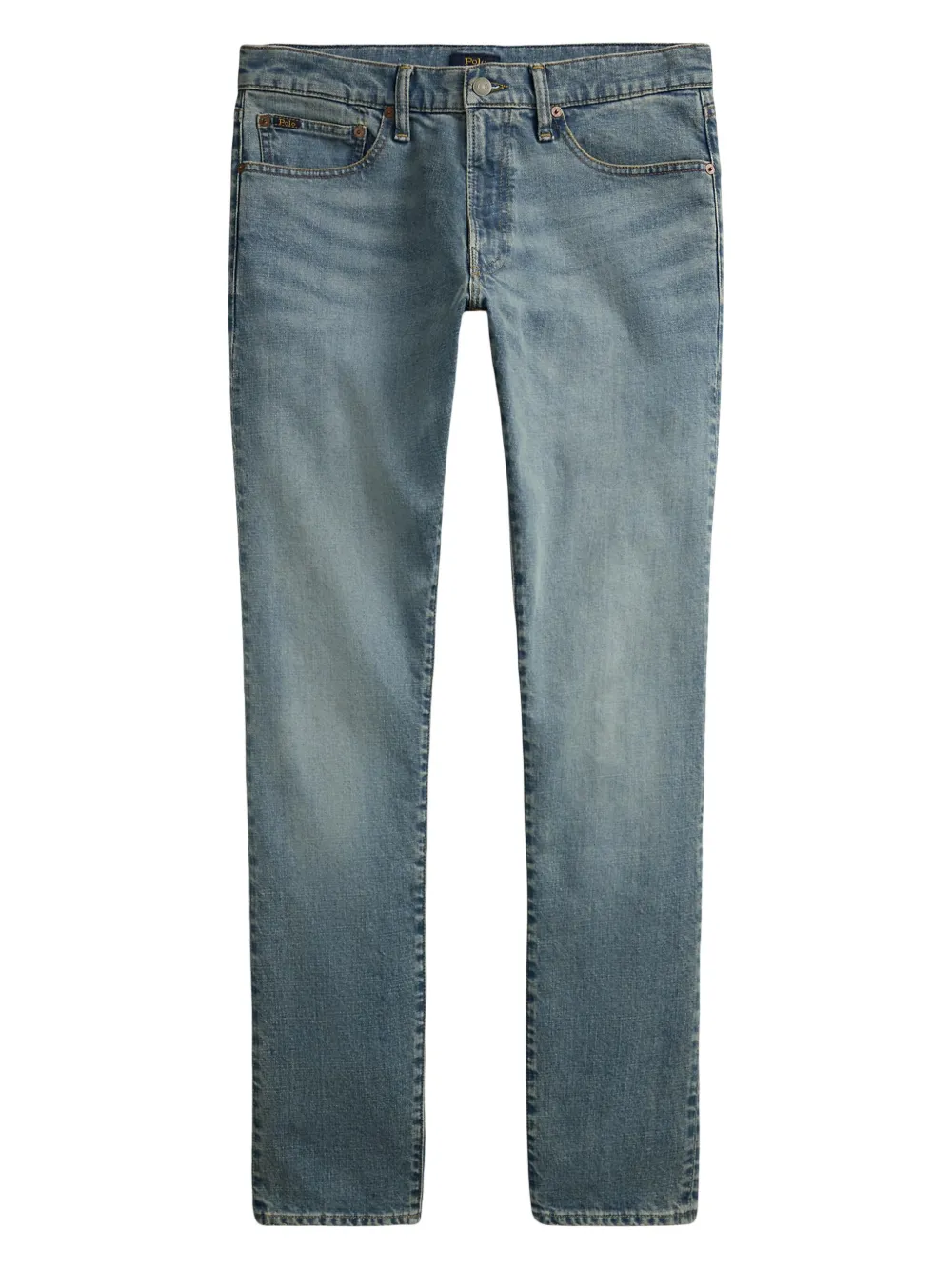 Polo Ralph Lauren Jeans met gesmockt detail Blauw