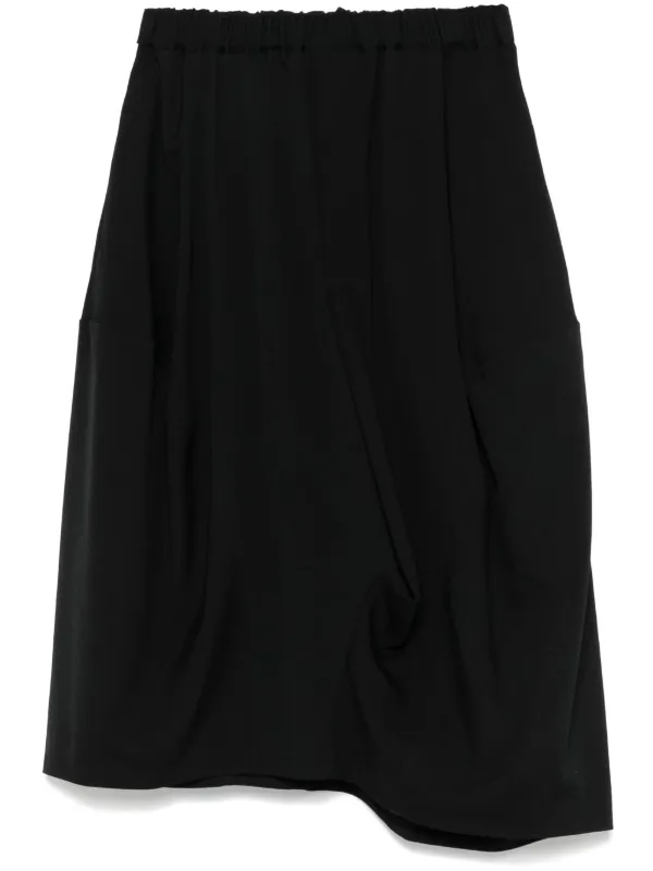 COMME des GARCONS ショートパンツ　ブラック Black Comme Des Garçons バックル ショートパンツ | ブラック