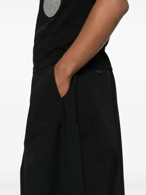 Black Comme Des Garçons ツイル ショートパンツ | ブラック | FARFETCH JP