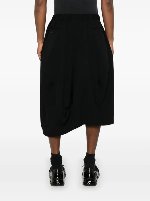 Black Comme Des Garçons ツイル ショートパンツ | ブラック