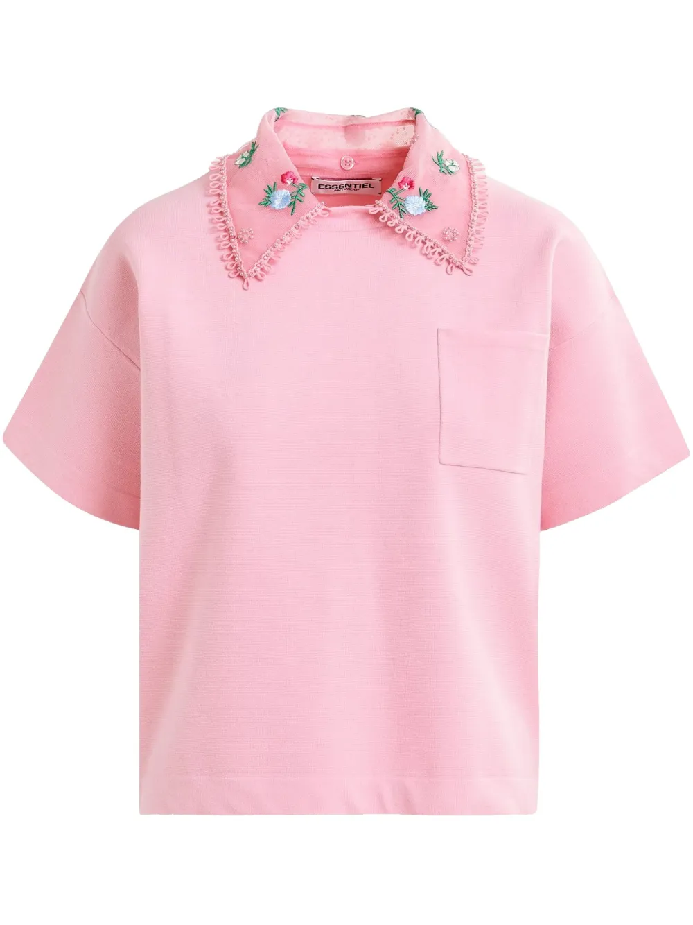 Essentiel Antwerp playera tipo polo Hideal | rosado | Image 1