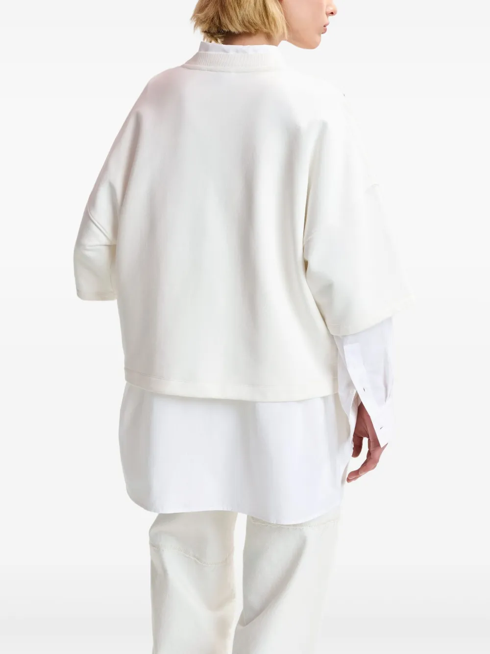 Essentiel Antwerp Hotanical sweater Wit