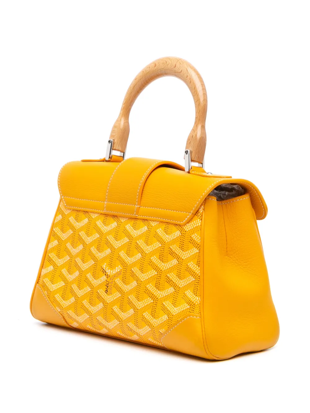 Goyard Pre-Owned 2017 kleine Goyardine Saigon Souple boekentas - Geel